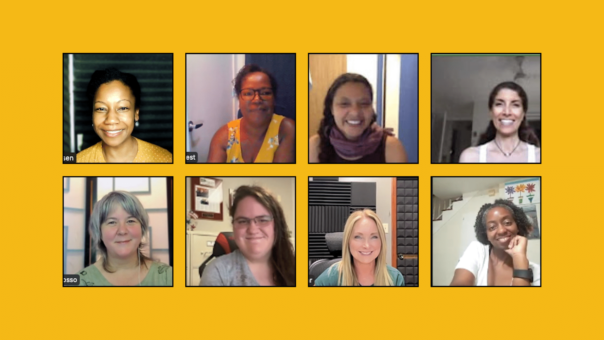 Voiceover Success Intensive Office Hours — members on a live Zoom call